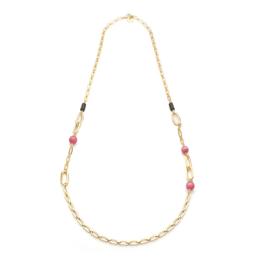 Collana Gipsy con sfere rosa - 000EXH5454000   2560