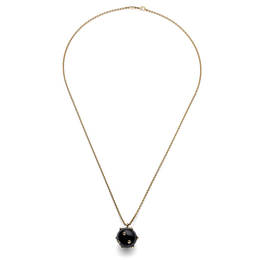 Collana con Mina grande nera - 000EXH5604000   2696