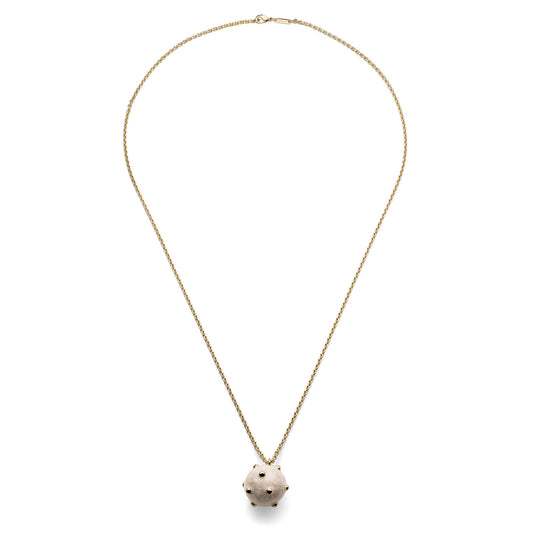 Collana con Mina grande bianca - 000EXH5614000   2697
