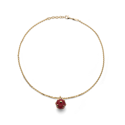 Collana Mina piccola bordeaux - 000EXH5674000   2703