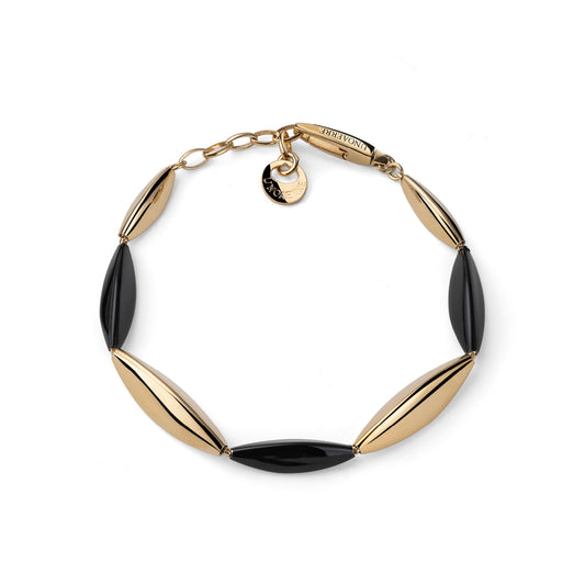 Bracciale Aria con elementi neri - 713YHW4233103   6656