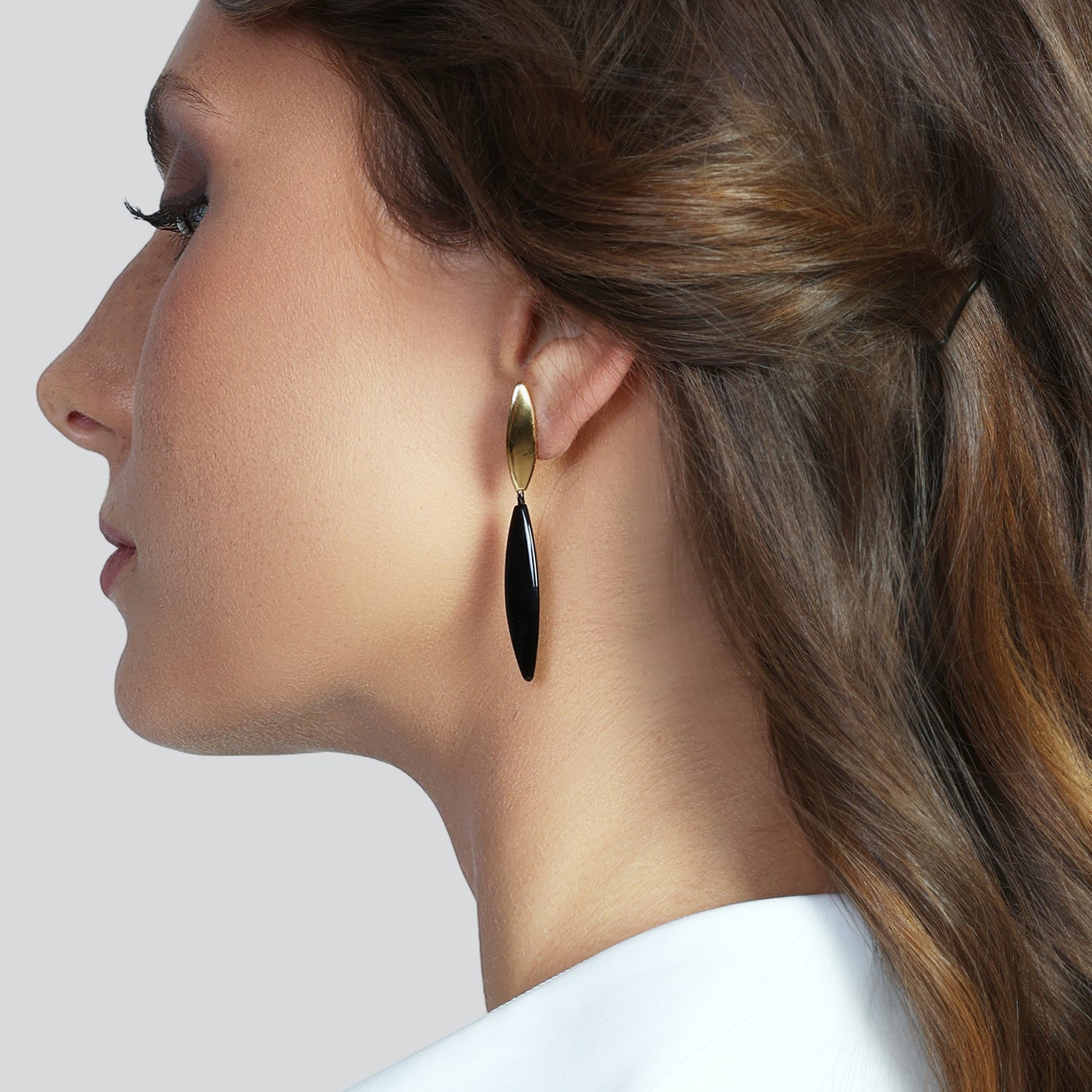 Orecchini Aria con elementi neri  713YOV7608003   6657