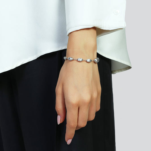 Bracciale in argento satinato - 703YHW4244100   6663