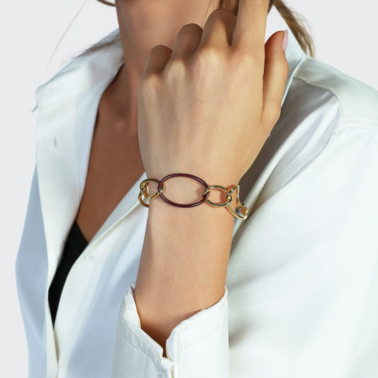 Bracciale catena ovale - 713YHW4223102   6647