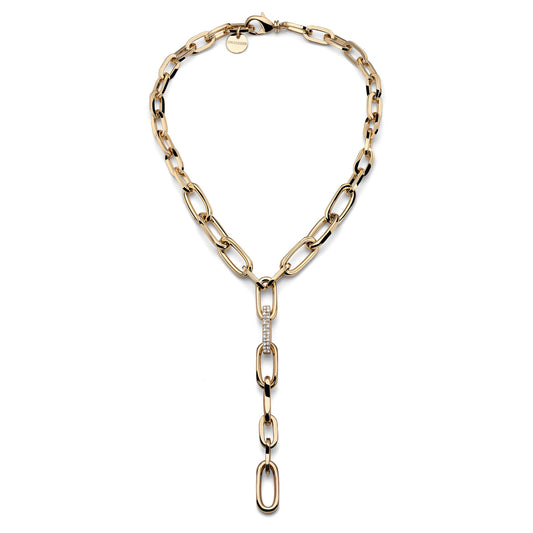 Collana Y con maglia in zirconi - 000EXH5734000   2779
