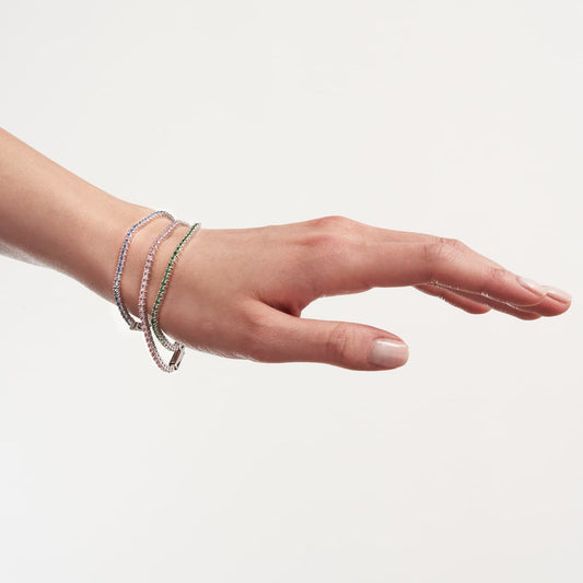 Bracciale tennis in argento - 721YBF1692172   6030