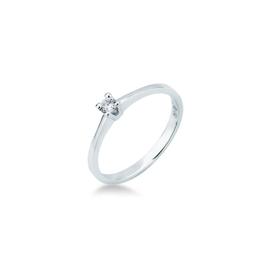 Anello in ORO BIANCO E DIAMANTE AL546/10