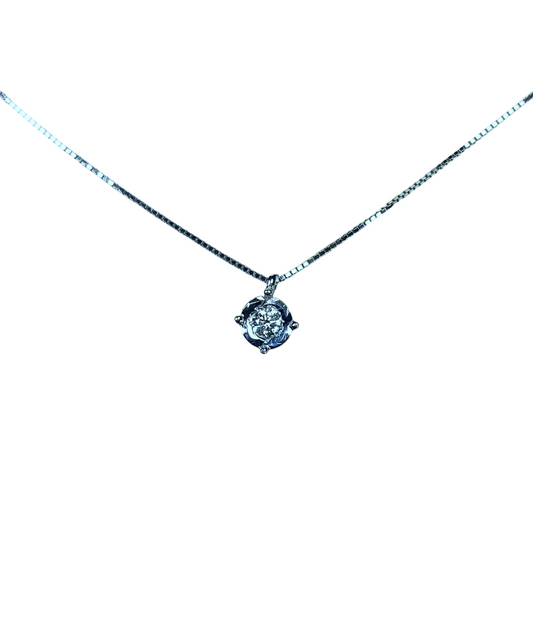 Collana punto luce in ORO E DIAMANTE - CLK0041B05