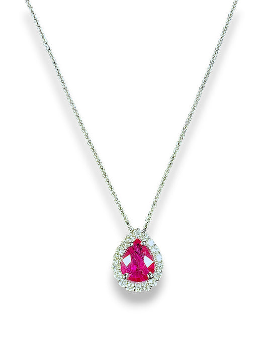 Collana in ORO, RUBINO e DIAMANTI - CC235R/5