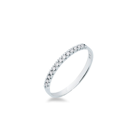 Anello in ORO BIANCO E DIAMANTI - LE42/EK10