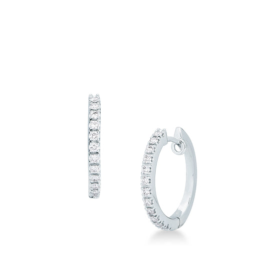 Orecchini cerchio ORO E DIAMANTI  Z752