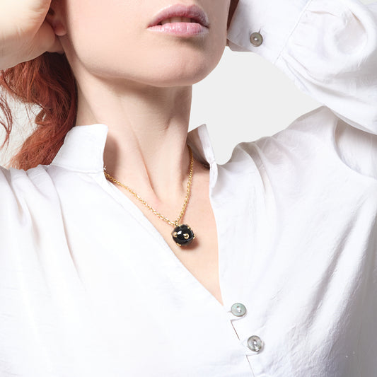 Collana Mina piccola nera - 000EXH5654000   2701