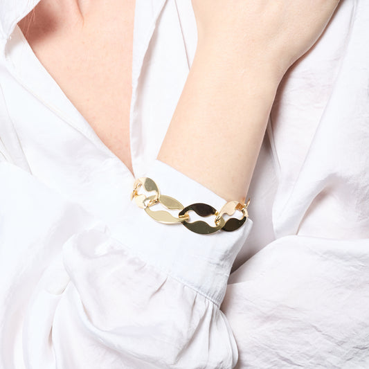 Bracciale maglia marina dorato - 016EXB0104000   2649