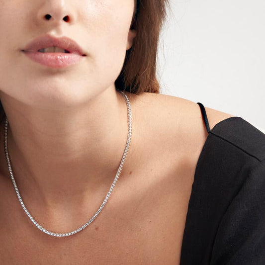 Collana tennis in argento - 721YHH1852070   6037